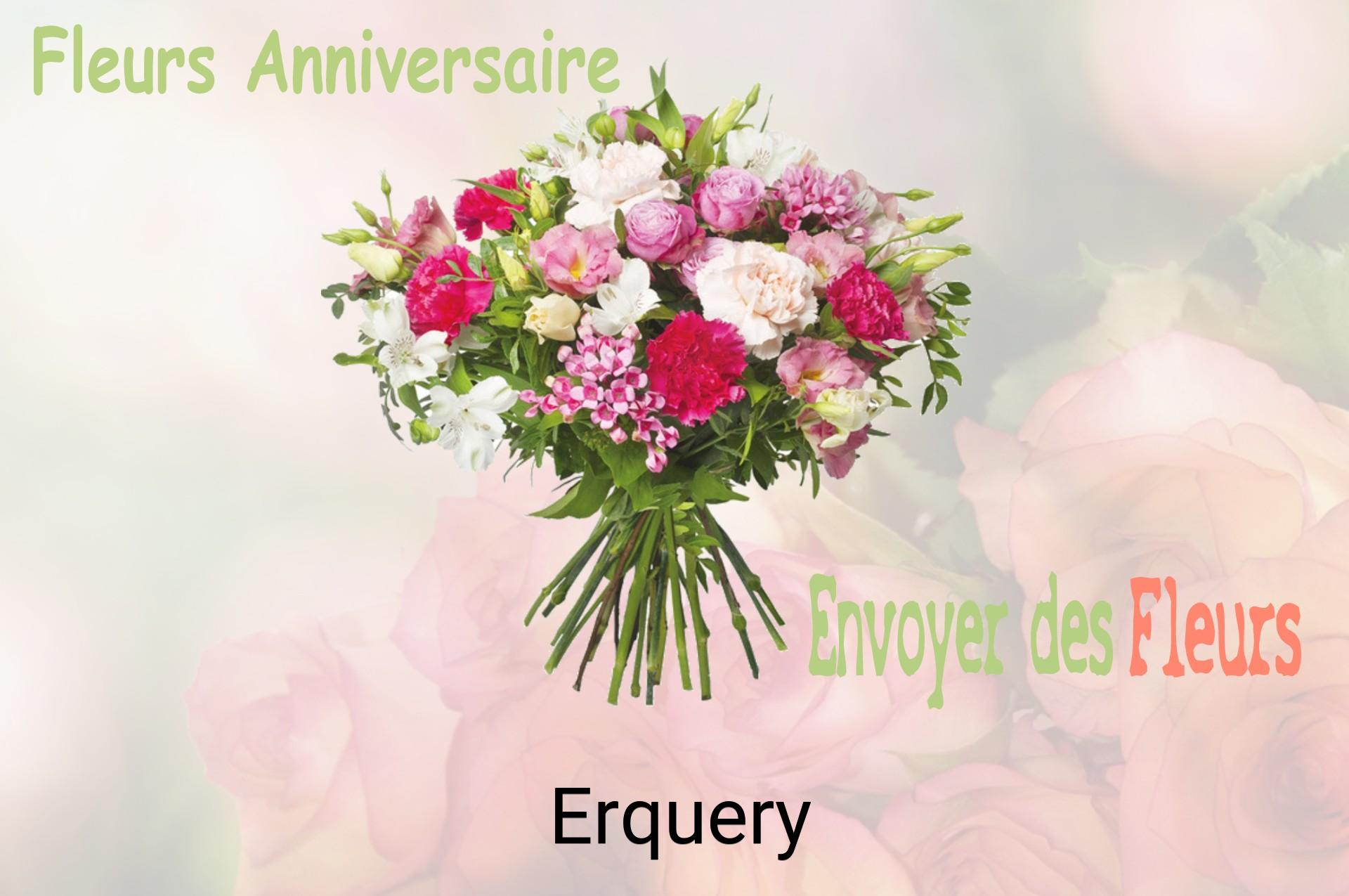 Bouquet de fleurs d’anniversaire livré à Erquery